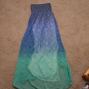 Old navy strapless maxi dress